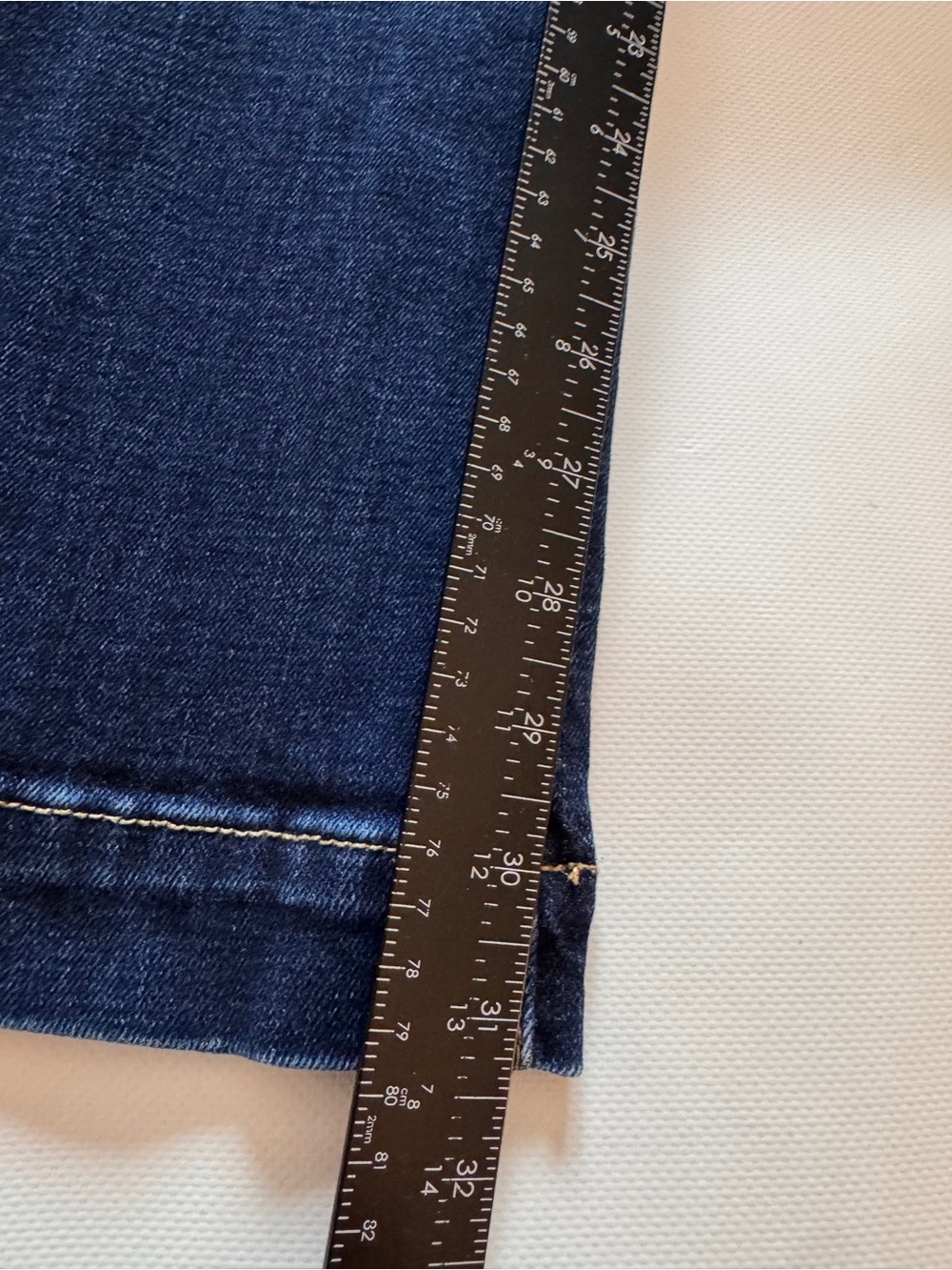 Kancan Wide-Leg Women's Jeans - Dark Blue Sz 9/28 - Picture 7 of 13